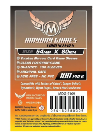 Fundas Mayday Games (54x80mm) (100 Sleeves)