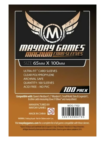 Fundas Mayday Games (65x100mm) (100 Sleeves)